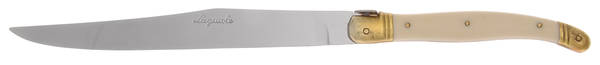 Laguiole Ivory (Gold Accent) Large Stainless Blade Roast Carving Knife