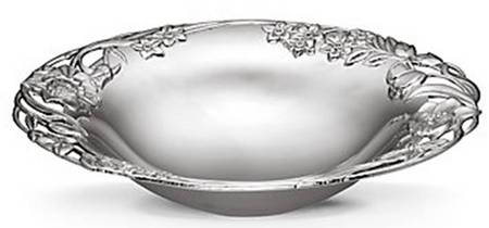 Floral Romance (Aluminum, Hollowware) 16" Salad Serving Bowl