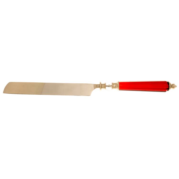 Holiday Jewel (Stainless) Cake Knife with Stainless Blade