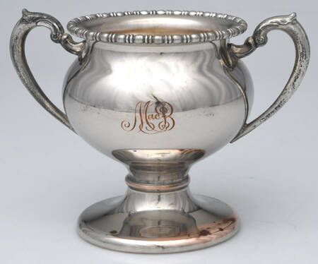 LMN4 (Silverplate, Hollowware) Sugar Bowl No Lid