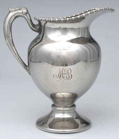 LMN4 (Silverplate, Hollowware) Silverplate Water Pitcher