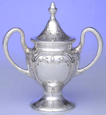 957 (Sterling, Hollowware) Sugar Bowl & Lid