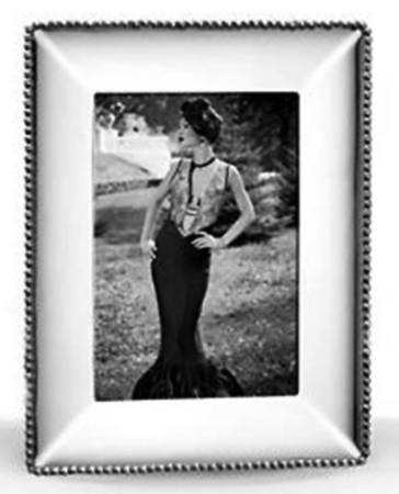 Organics-Beaded (Aluminum, Hollowware) 5" X 7" Picture Frame