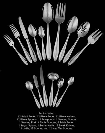 Covington (Stainless) 107 Piece Set