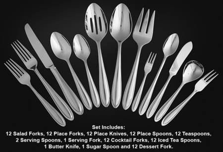 Hayden (Stainless) 101 Piece Set