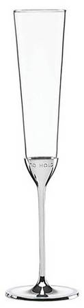 Take the Cake (Silverplate, Hollowware) Glass & Silver Champagne Flute