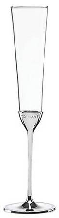 Take the Cake (Silverplate, Hollowware) Glass & Silver Champagne Flute