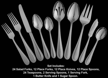Hillsdale (Stainless) 89 Piece Set