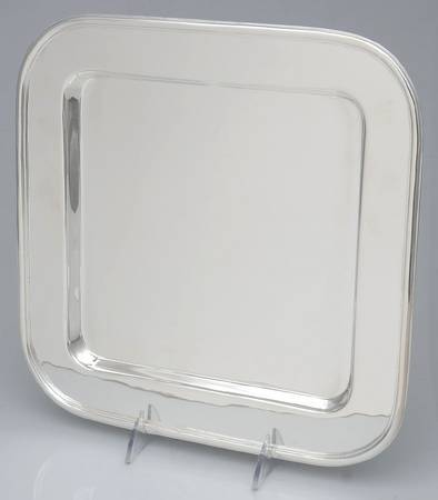 Durban (Silverplate, Hollowware) 11" Square Tray