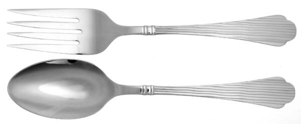Abilene (Stainless) Large Solid Serving Set