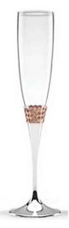 Aegean Rose (Silverplate, Hollowware) Champagne Flute Glass