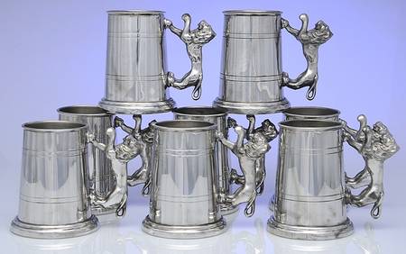 IP44 (Pewter, Hollowware) Tankard - Set of 8