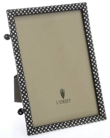 Pave (Platinum Plated, Hollowware) Frame-Holds 5" X 7" Picture