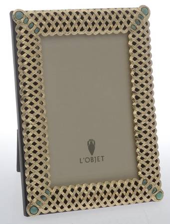 Braid (Gold Electroplate, Hollowware) Frame-Holds 4" X 6"
