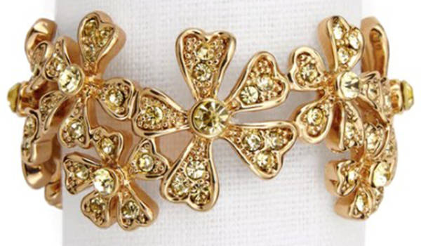 Garland (Gold Electroplate, Hollowware) Napkin Ring
