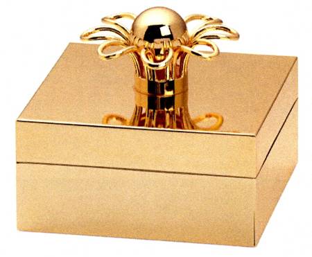 Keaton Street (Gold Plate, Hollowware) Jewelry Box & Lid