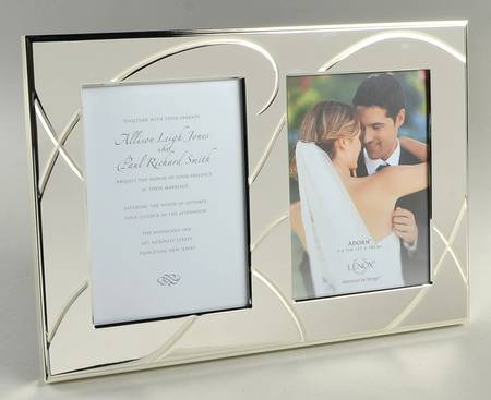 Adorn (Silverplate, Hollowware) Double Invitation Frame