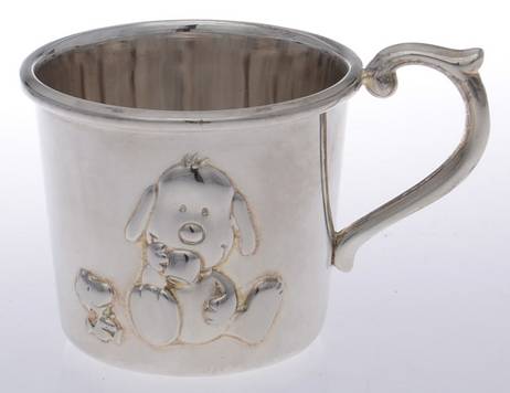 Snoopy (Silverplate, Hollowware) Silverplate Baby Cup