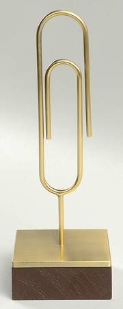 Zadie Drive (Gold Electroplate, Holowware) Note Paper Holder