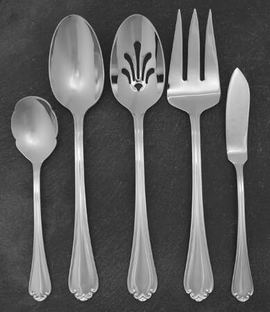 Millbury-Chelsea Muse (Stainless) 5 Piece Hostess Set
