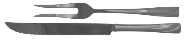 Middleton (Stainless) Large 2-Piece Roast Carving Set, Solid Piece