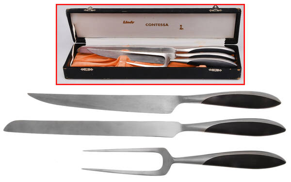 Contessa (Stainless) 3 Pc Large Serving Set w/Case