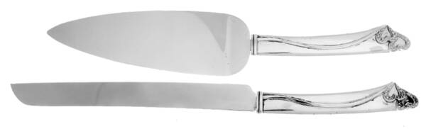 Eternal Love (Silverplate) 2 Piece Cake Serving Set (CAKSL & CAKST)