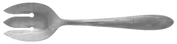 MCF1 (Stainless) Small Solid Cold Meat Serving Fork