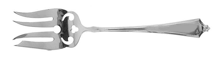 Abraham Lincoln (Sterling, 1910) Small Solid Cold Meat Serving Fork