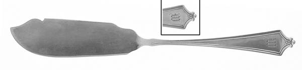 Abraham Lincoln (Sterling, 1910) Monogramed Flat Handle Master Butter Knife