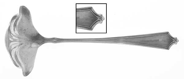 Abraham Lincoln (Sterling, 1910) Solid Piece Cream Ladle