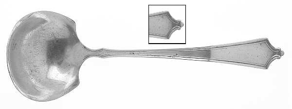 Abraham Lincoln (Sterling, 1910) Solid Gravy Ladle