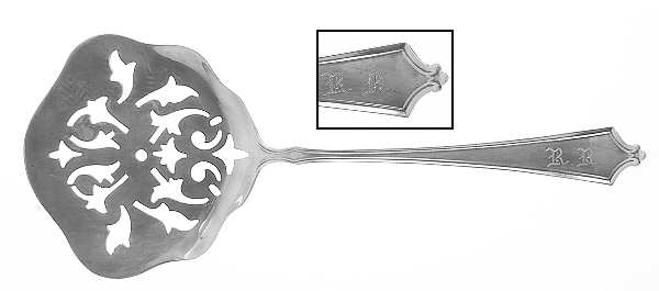 Abraham Lincoln (Sterling, 1910) Tomato Server, Solid Piece