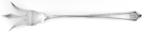 Abraham Lincoln (Sterling, 1910) Large Lettuce Serving Fork