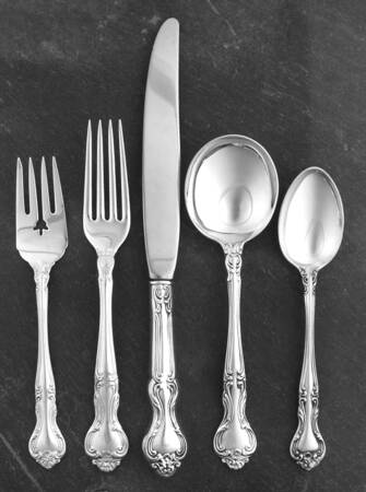Amaryllis (Sterling, 1951), USA 40 Piece Estate Set