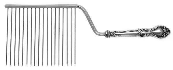 Amaryllis (Sterling, 1951), USA Cake Breaker with Silverplate Prongs