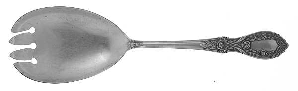 American Beauty (Sterling, 1935) Solid Salad Serving Fork