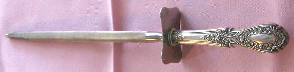 American Beauty (Sterling, 1935) Small Steel Rod Sharpener Knife