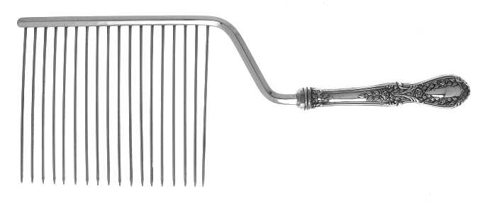 American Beauty (Sterling, 1935) Cake Breaker with Silverplate Prongs