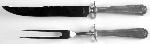 Beaux Art (Sterling 1910, 1932) Small Stainless Blade 2-Piece Steak Carving Set