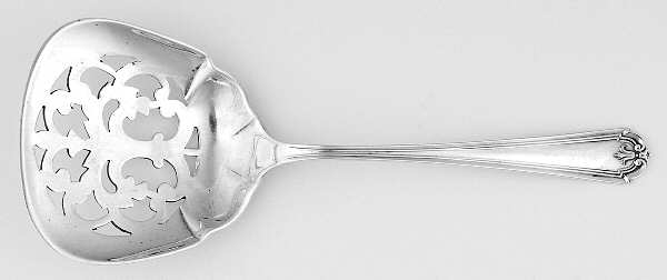 Beaux Art (Sterling 1910, 1932) Small Pierced Nut Serving Spoon