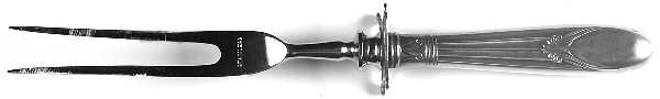 Colonnade (Sterling, 1936) Small Steak Carving Fork with Stainless Prongs