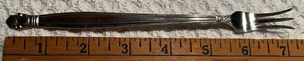 Copenhagen (Sterling, 1936, No Monograms) Old Style Pickle Fork