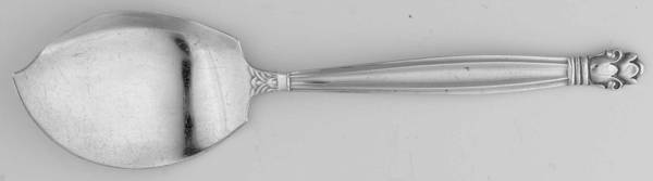 Copenhagen (Sterling, 1936, No Monograms) Large Solid Jelly Server