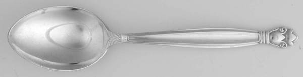 Copenhagen (Sterling, 1936, No Monograms) Dessert/Oval Soup Spoon by Manchester