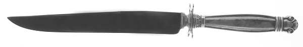 Copenhagen (Sterling, 1936, No Monograms) Small Steak Carving Knife with Stainless Blade