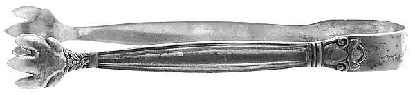 Copenhagen (Sterling, 1936, No Monograms) Small Sugar Tongs