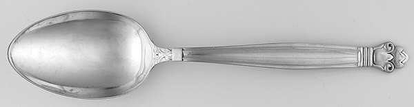 Copenhagen (Sterling, 1936, No Monograms) Tablespoon (Serving Spoon) by Manchester