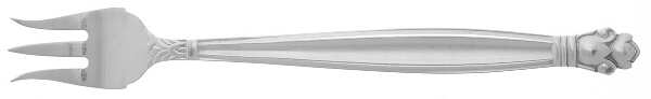 Copenhagen (Sterling, 1936, No Monograms) Cocktail/Seafood Fork by Manchester