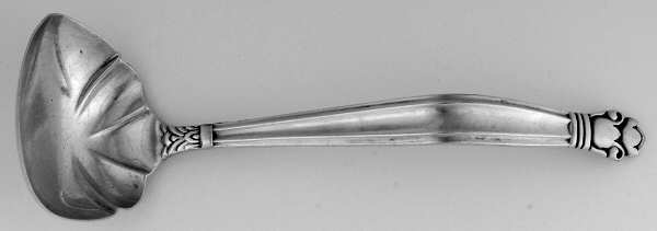 Copenhagen (Sterling, 1936, No Monograms) Solid Piece Cream Ladle